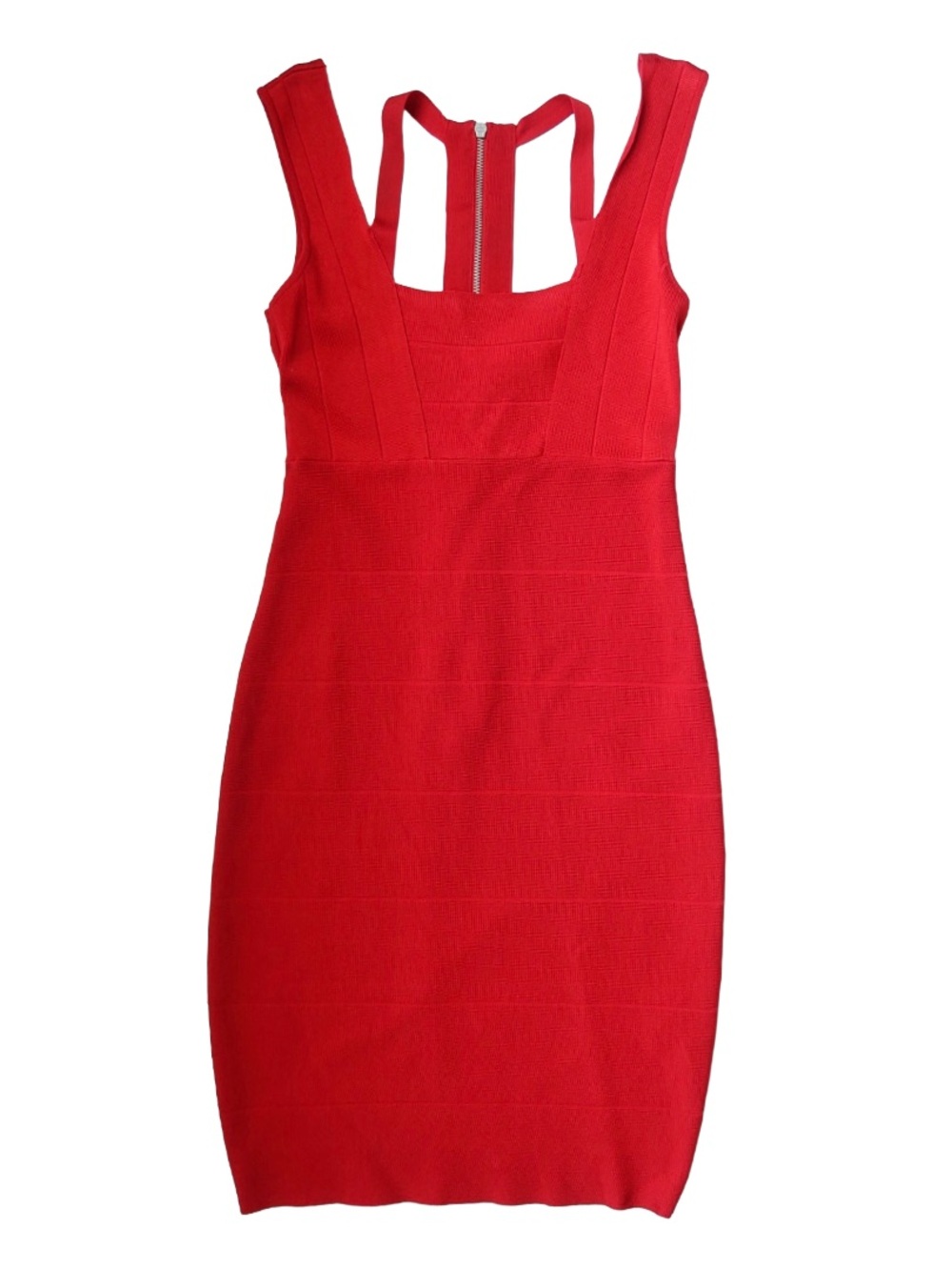 Armani Exchange Red Bodycon Bandage Dress